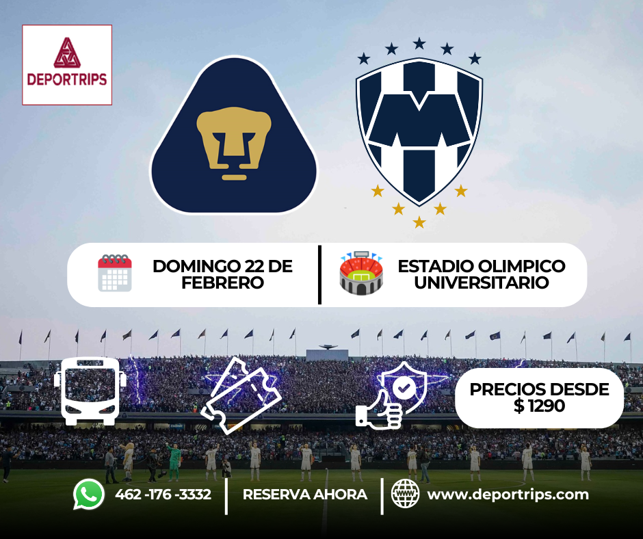 Pumas vs Monterrey