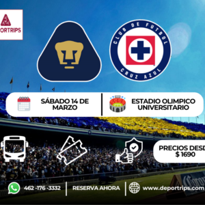 Pumas vs Cruz Azul