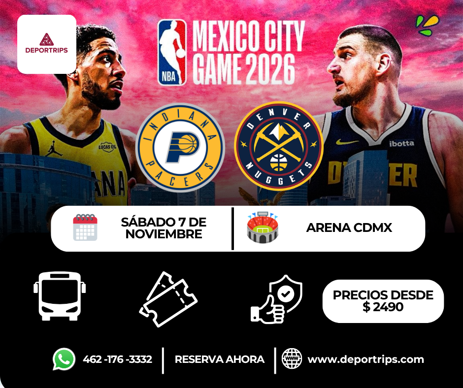 INDIANA PACERS VS DENVER NUGGETS – NBA MEXICO