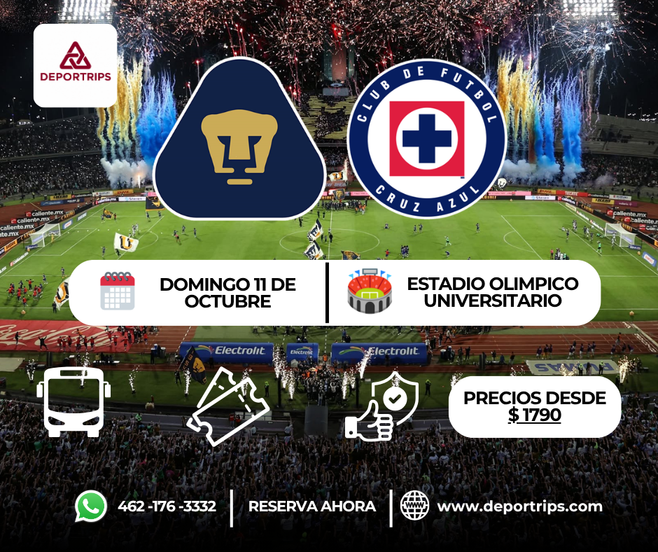 Pumas vs Cruz Azul