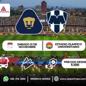 Pumas vs Monterrey